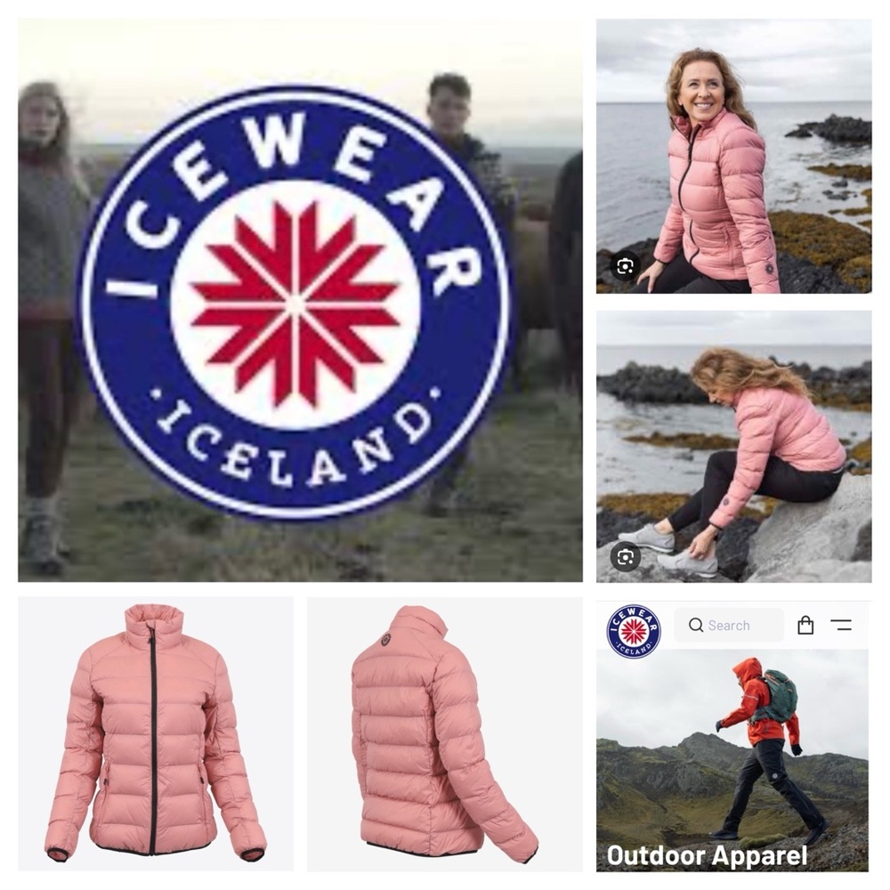 From ICELAND! Iconic brand: “ICEWEAR Iceland” Down Puffer Jacket (XS)